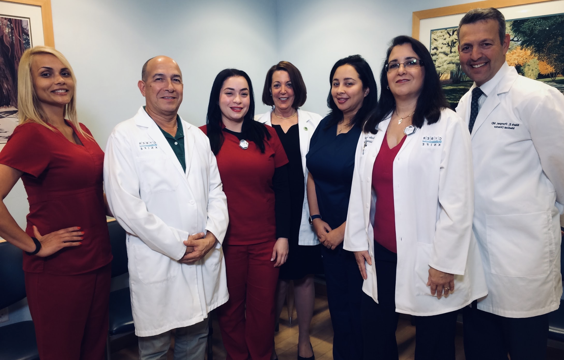 Cyberknife of Miami team - Cyberknife staff - Cyberknife cancer treatment professionals - cancer treatment professionals and doctors